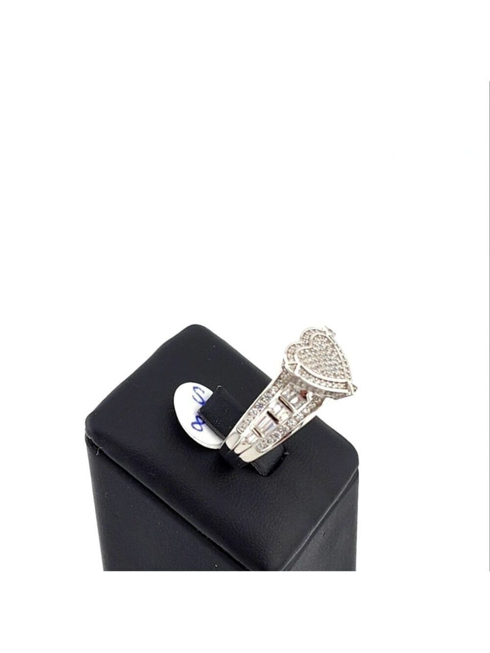 Sterling Silver 925 Heart Design CZ Ring – Brand New - Picture 4 of 15